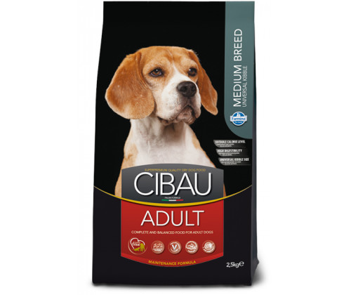 Farmina (Фармина) Cibau Adult Medium Курица сухой корм для собак средних пород 2.5 кг.