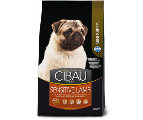 Farmina (Фармина) Cibau Sensitive Adult Mini Ягненок корм для мелких собак с чувствительным ЖКТ 2.5 кг