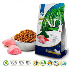 Farmina (Фармина) N&D Spirulina Adult Mini Lamb Ягненок Спирулина беззерновой корм для собак мелких пород