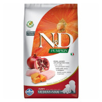 Farmina (Фармина) N&D Pumpkin Puppy Medium Maxi Курица Гранат сухой корм для щенков средних и крупных пород