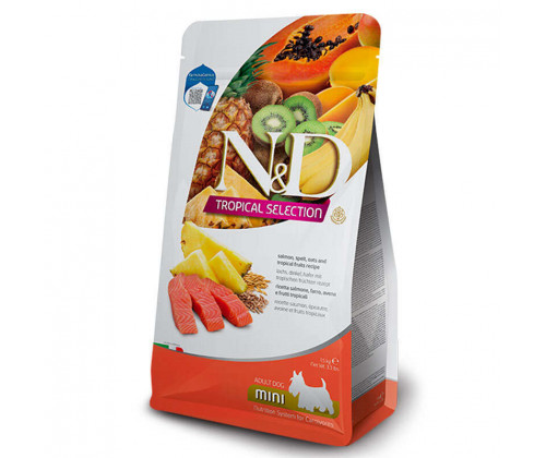 Farmina (Фармина) N&D Tropical Selection Adult Mini Лосось Тропические Фрукты корм для собак мелких пород 1.5 кг.