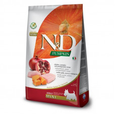 Farmina (Фармина) N&D Pumpkin Adult Mini Chicken & Pomegranate Курица Гранат корм для собак мелких пород 2.5 кг.