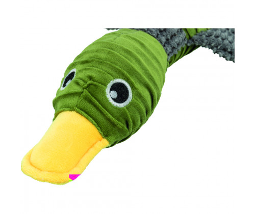 Игрушка Утка для собак Trixie (Трикси) 40 см плюш с пищалкой