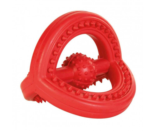 Игрушка для собак Капкан для жевания Trixie (Трикси) 14 см каучук Красный