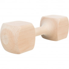 Игрушка для собак гантель Trixie (Трикси) 25 см 650 г. деревянная