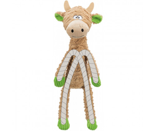 Игрушка Корова для собак Trixie Be Eco Элвин (Трикси) 50 см с пищалкой