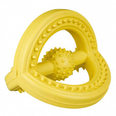 Игрушка для собак Капкан для жевания Trixie (Трикси) 14 см каучук Желтый