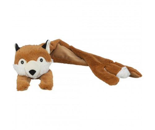 Игрушка Лиса для собак Trixie (Трикси) 50 см с пищалкой и шелестом фольги