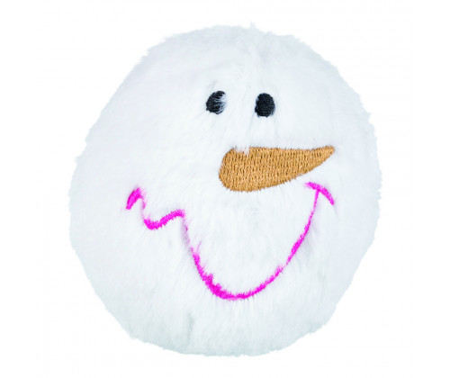 Набор игрушек Рождественские Снежки с пищалкой для собак Trixie (Трикси) 10 см 6 шт