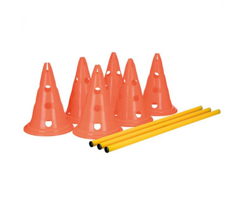 Набор помех для собак Trixie Dog Activity (Трикси) 23х30см/78см 6 конусов 3 перекладины