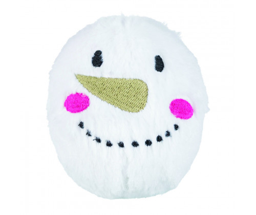 Набор игрушек Рождественские Снежки с пищалкой для собак Trixie (Трикси) 10 см 6 шт