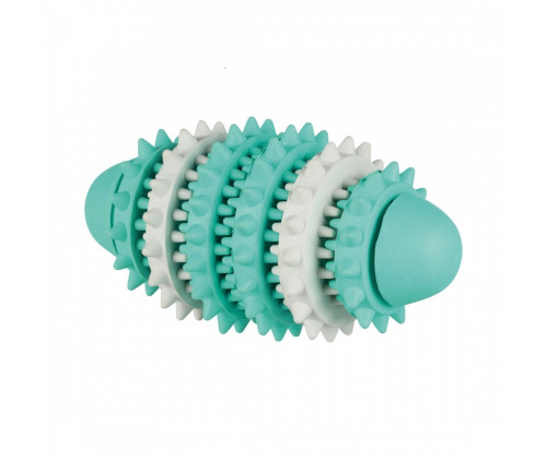 Мячик регби резиновый для чистки зубов у собак Trixie Denta Fun (Трикси) с мятным вкусом 15 см