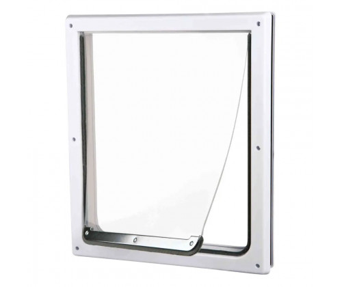 Дверка врезная для собак и котов Trixie FreeDog (Трикси ФриДог) S-M 30x36 см