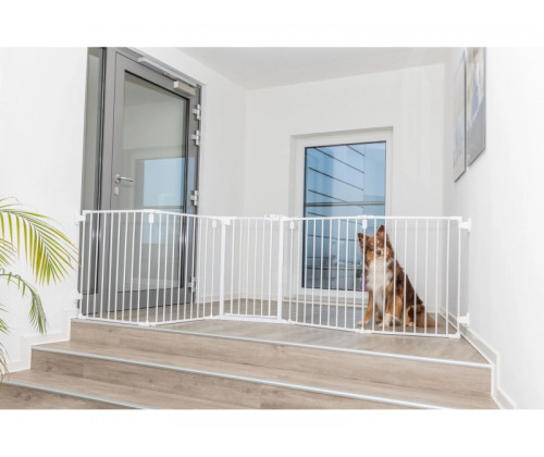 Перегородка с дверями для собак Trixie (Трикси) 62.5-300х76.5 см 5 частей