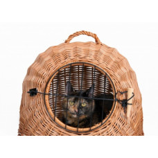 Переноска плетеная корзина для котов Trixie (Трикси) 50х46х36 см
