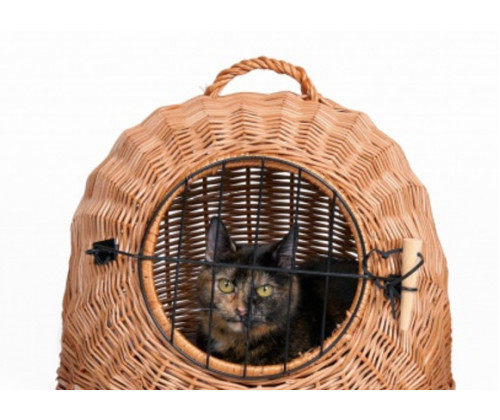 Переноска плетеная корзина для котов Trixie (Трикси) 50х46х36 см