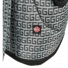 Сумка-переноска для маленьких собак и котов Trixie Riva (Трикси) 26x30x45 см Серебристый