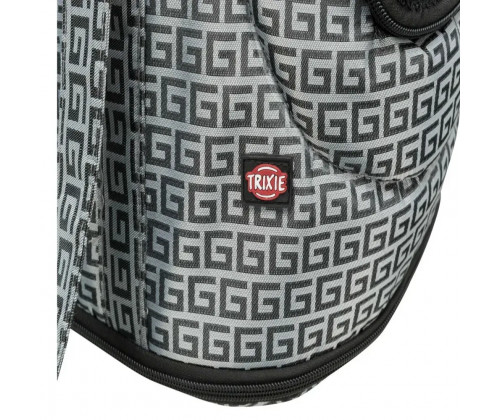 Сумка-переноска для маленьких собак и котов Trixie Riva (Трикси) 26x30x45 см Серебристый