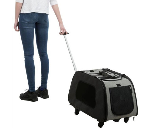 Сумка на колесах для собак и котов Trixie Trolley (Трикси Троллей) 34×43×67 см до 21 кг