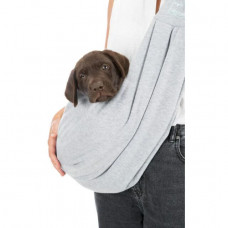 Слинг- переноска для собак и котов Trixie Soft (Трикси) 22х20х60 cм до 5 кг Серый
