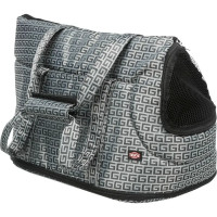 Сумка-переноска для маленьких собак и котов Trixie Riva (Трикси) 26x30x45 см Серебристый