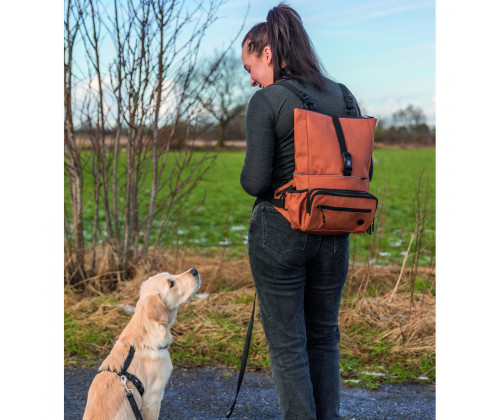Рюкзак для прогулок с собакой Trixie Connor (Трикси) 55х130 см с поясным ремнем