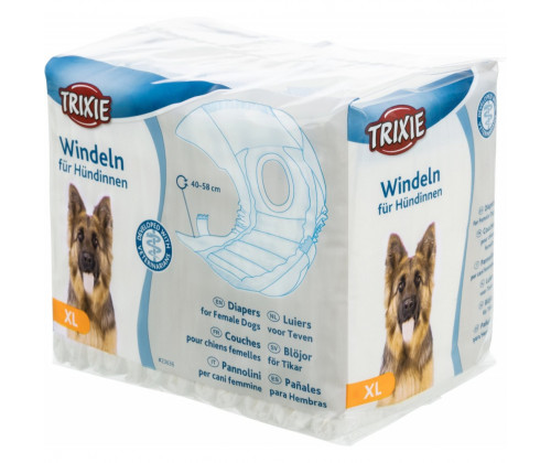 Подгузники для собак Trixie (Трикси) XL 40-58 см 12 шт