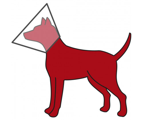 Ветеринарный воротник для собак Trixie (Трикси) L-XL 50-58/28 см пластик