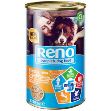 Консерви влажный корм для собак Reno (Рено) с птицей 1240 г х 12 шт.