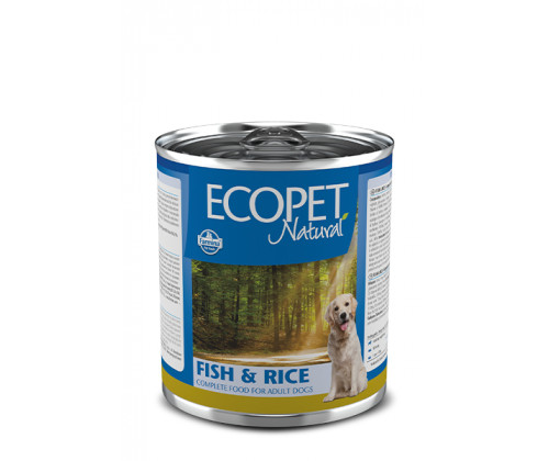 Farmina (Фармина) Ecopet Natural Dog Рыба и Рис влажный корм для собак всех пород 300 г. х 6 шт. 300 г х 6 шт