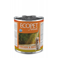 Farmina (Фармина) Ecopet Natural Dog Курица и Рис влажный корм для собак всех пород 300 г. х 6 шт.