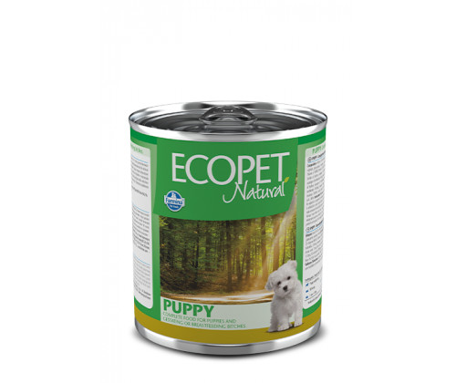 Farmina (Фармина) Ecopet Natural Puppy Курица влажный корм для щенков и беременных или кормящих собак 300гх6шт 300 г х 6 шт