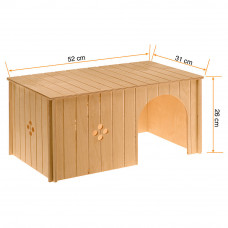 Дерев'яний будиночок для кроликів Ferplast SIN Maxi (Ферпласт САйн Максі)