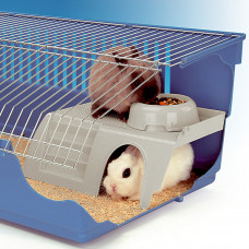 Пластиковый домик - полочка с лестницей и миской для грызунов Ferplast PUB 3252 (Ферпласт ПУБ 3252)