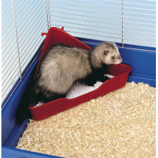 Туалет — лоток для тхорів, хом'яків і гризунів Ferplast L 370 (Ферпласт Л 370)