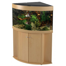Тумба під скляний акваріум Ferplast Stand Dubai Corner 90 (Ферпласт Стенд Дубай Корнер 90) Бук