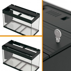 Скляний акваріум зі світлодіодною лампою на 240 літрів Ferplast Dubai 120 LED (Ферпласт Дубай 120 ЛЕД)