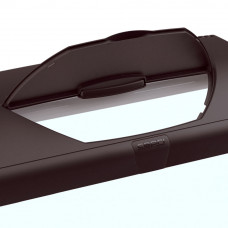 Скляний акваріум зі світлодіодною лампою на 100 літрів Ferplast Capri 80 LED (Ферпласт Капрі 80 ЛЕД) Чорний