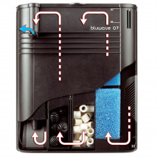 Скляний акваріум зі світлодіодною лампою на 240 літрів Ferplast Dubai 120 LED (Ферпласт Дубай 120 ЛЕД)