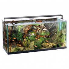 Открытый аквариум на 230 литров с внешним фильтром и нагревателем Ferplast Elba 110 (Ферпласт Ельба 110)