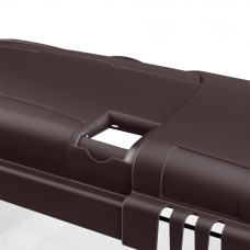 Скляний акваріум зі світлодіодною лампою на 100 літрів Ferplast Capri 80 LED (Ферпласт Капрі 80 ЛЕД) Чорний