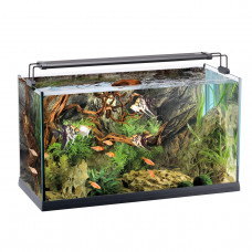 Открытый аквариум на 120 литров с внешним фильтром и нагревателем Ferplast Elba 80 (Ферпласт Ельба 80)