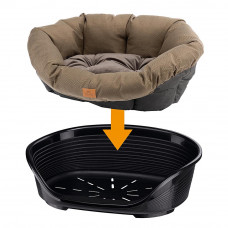 Лежанка - мягкое место для собак и кошек Ferplast Sofа' Tweed (Ферпласт Софа Твид)