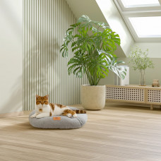 Лежак - подушка для кошек и собак Ferplast Relax Bouclе (Ферпласт Релакс) 55 x 36 cм - 55/4, Серый