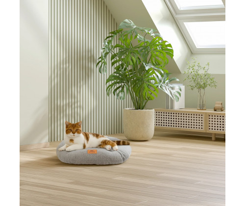 Лежак - подушка для кошек и собак Ferplast Relax Bouclе (Ферпласт Релакс) 55 x 36 cм - 55/4, Серый