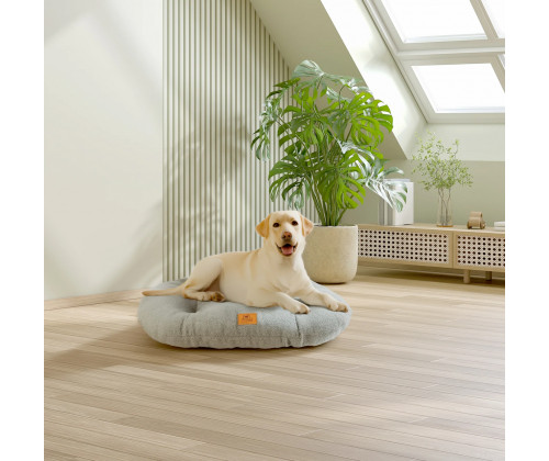 Лежак - подушка для кошек и собак Ferplast Relax Bouclе (Ферпласт Релакс) 85 x 55 cм - 89/10, Серый