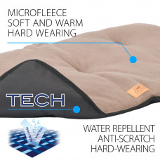 Матрас-подстилка для собак Ferplast Jolly Microfleece (Ферпласт Джолли Микрофлис) 98 x 65 cм - 100, Серый