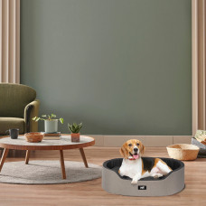 Лежак - кровать для собак и кошек Ferplast Dandy C Colour (Ферпласт Денди С Колор) 65 x 46 x h 17 cm - 65, Коричневый