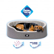 Лежак для собак и кошек с антибактериальной обработкой Ferplast Dandy Sanitized (Ферпласт Денди Санитайз) 65 x 46 x h 17 cм - 65