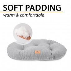 Лежак - подушка для кошек и собак Ferplast Relax Bouclе (Ферпласт Релакс) 78 x 50 cм - 78/8, Серый